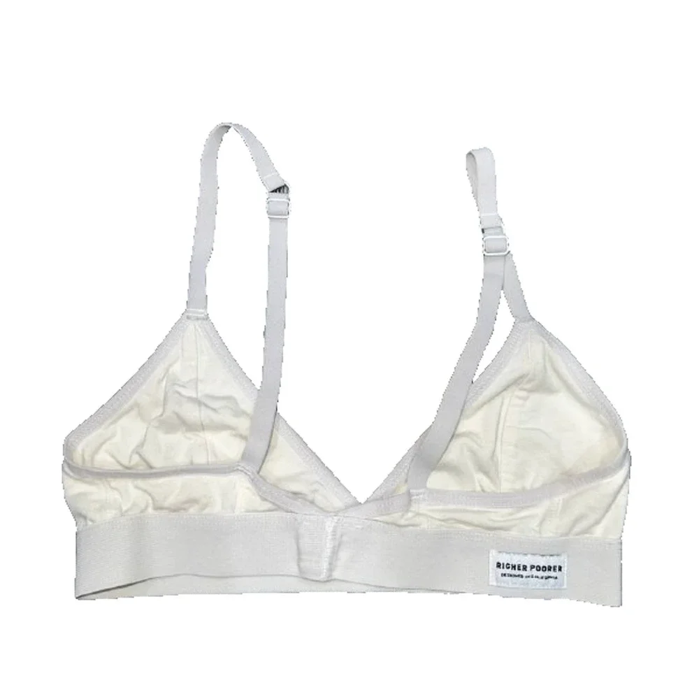RICHER POORER Classic Bralette White) cotton adjustable Small A005057